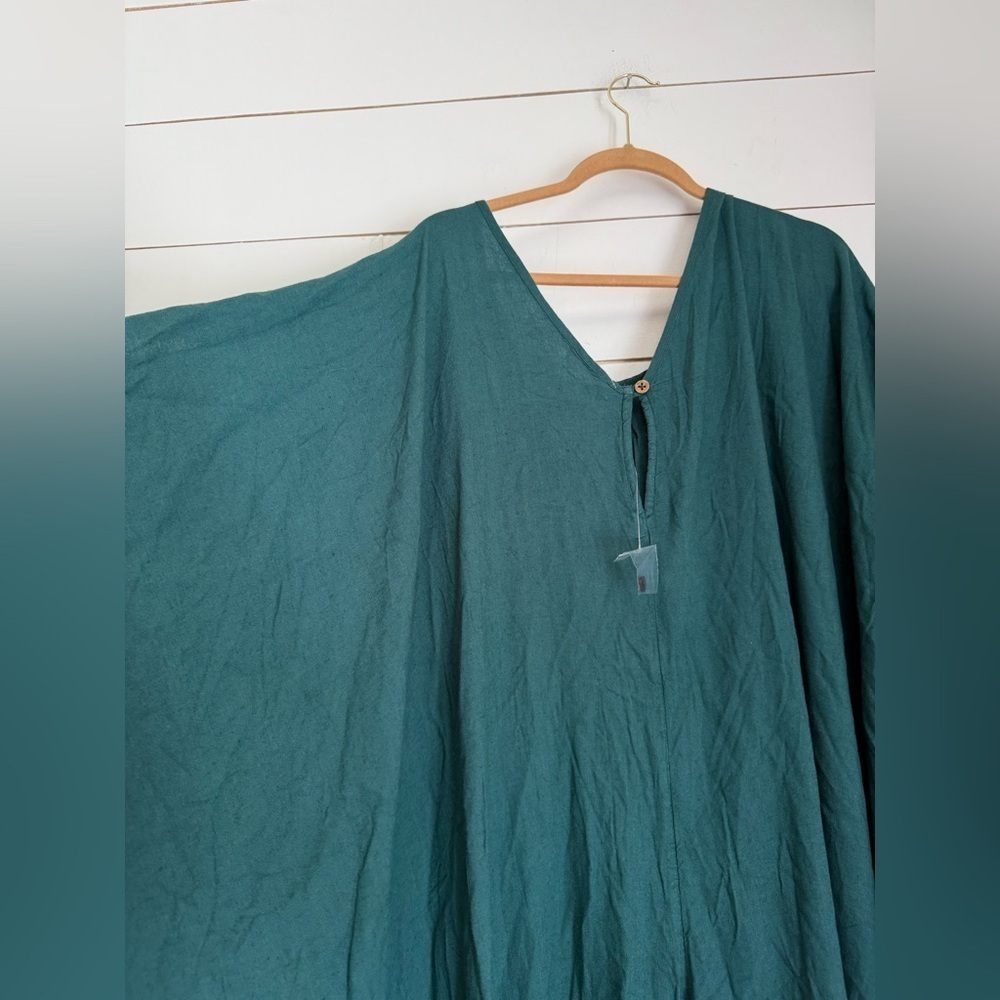 NWOT Free People Milo One-Piece Oversized Dolman Sleeve Linen Viscose Jumpsuit - Picture 10 of 11
